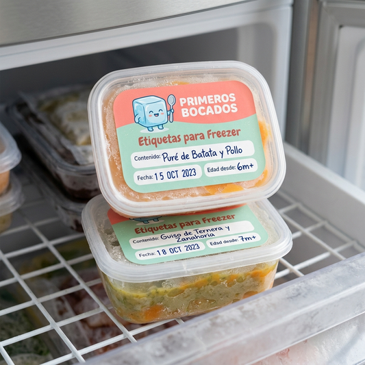 Etiquetas imprimibles para freezer ❄️🥑